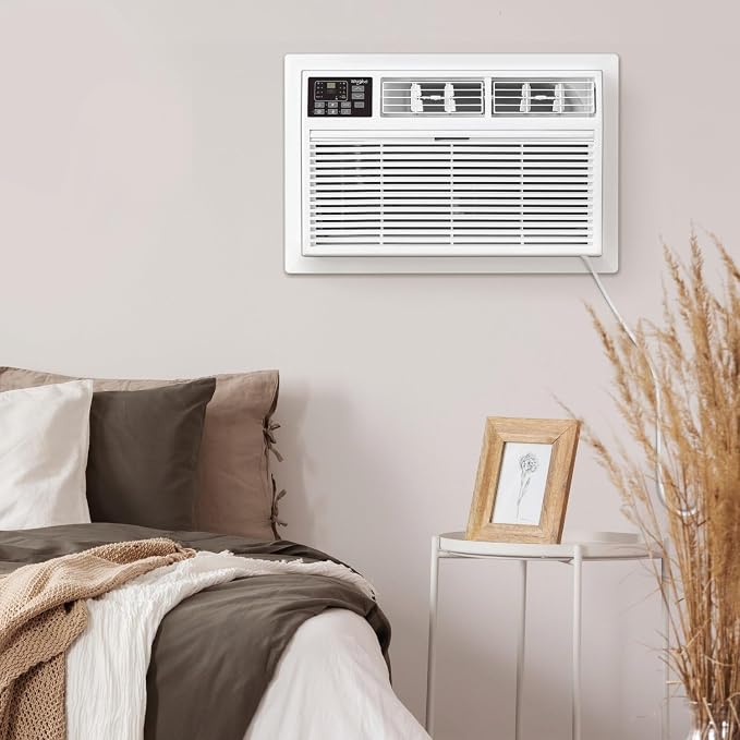 14,000 BTU 230V Through-the-Wall Air Conditioner with Supplemental Heat, Dehumidifier and Remote, Wall AC Unit for Apartment
