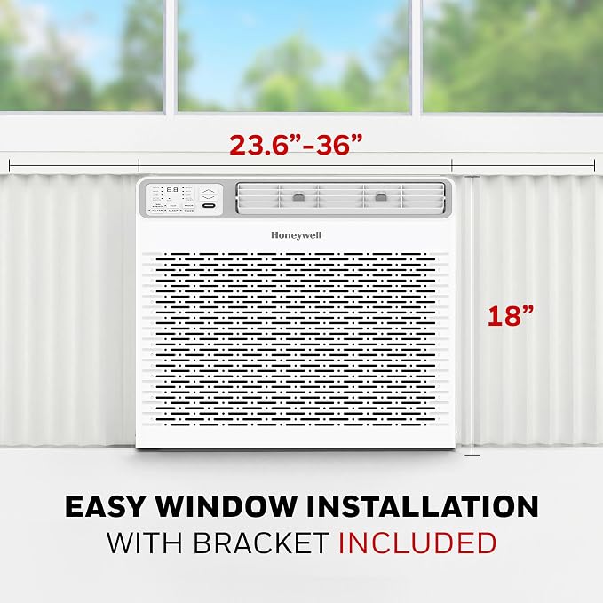 14,000 BTU Digital Window Air Conditioner, Remote, LED Display, 4 Modes, Eco, 800 sq ft Coverage, alternate product view 5