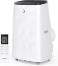 14,000 BTU Portable Air Conditioner - 3-in-1 Cooling, Fan & Dehumidifier - Quiet Operation, Remote, 24H Timer, LED Display