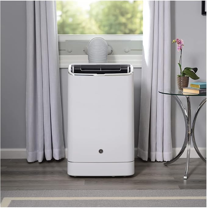 14,000 BTU Portable Air Conditioner for Medium Rooms up to 550 sq ft. (9,850 BTU SACC), 3-in-1 with Dehumidify, Fan, and Auto