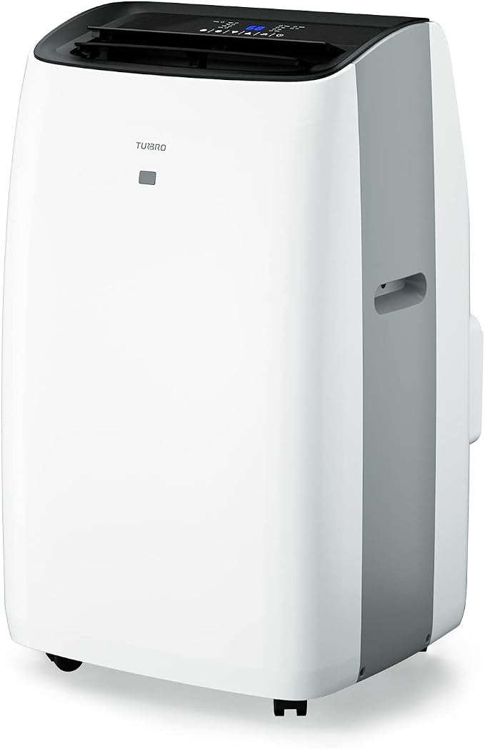 14,000 BTU Portable Air Conditioner & Heater, 4-in-1 AC Unit with Dehumidifier, Fan, UV-C Light for Rooms up to 600 Sq Ft