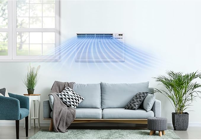14,000 BTU Through the Wall Air Conditioner, 230/208V, Cools 700 Sq.Ft. for Bedroom, Living Room, Apartment, Electronic