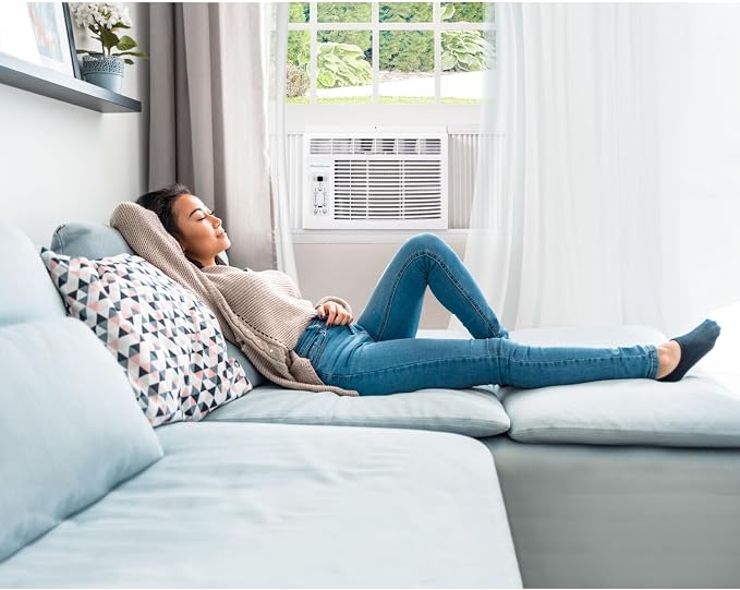 14,000 BTU Window Air Conditioner and Dehumidifier, Window Unit Air Conditioners for Apartment, Living Room, Garage, and