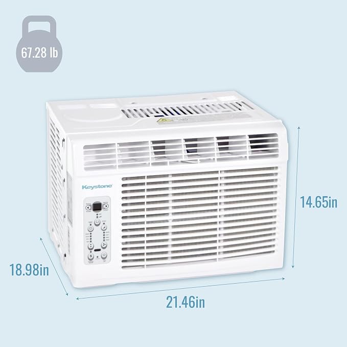 14,000 BTU Window Air Conditioner and Dehumidifier, Window Unit Air Conditioners for Apartment, Living Room, Garage, and