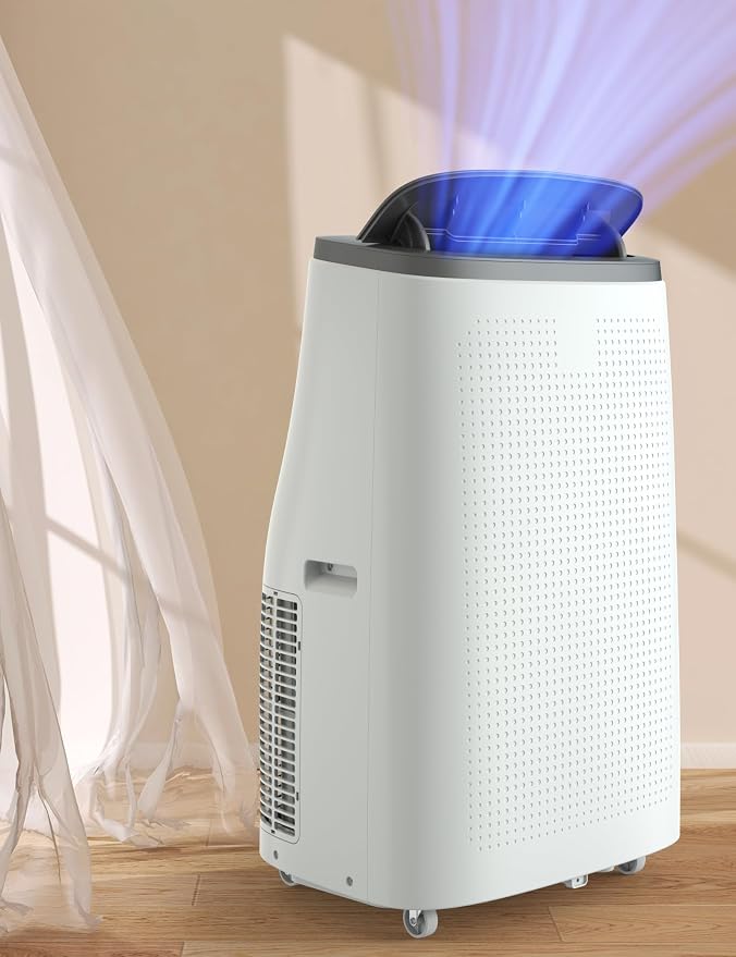 14,000 BTUs Portable Air Conditioners, 3 in-1 Portable AC Unit for Bedroom Up to 750 Sq. Ft, Stand Up Room Air Conditioner