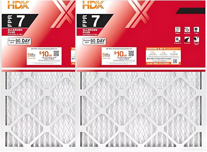 14 in. x 18 in. x 1 in Pleated Air Filter FPR-7, MERV-11 (2-Pack), product image