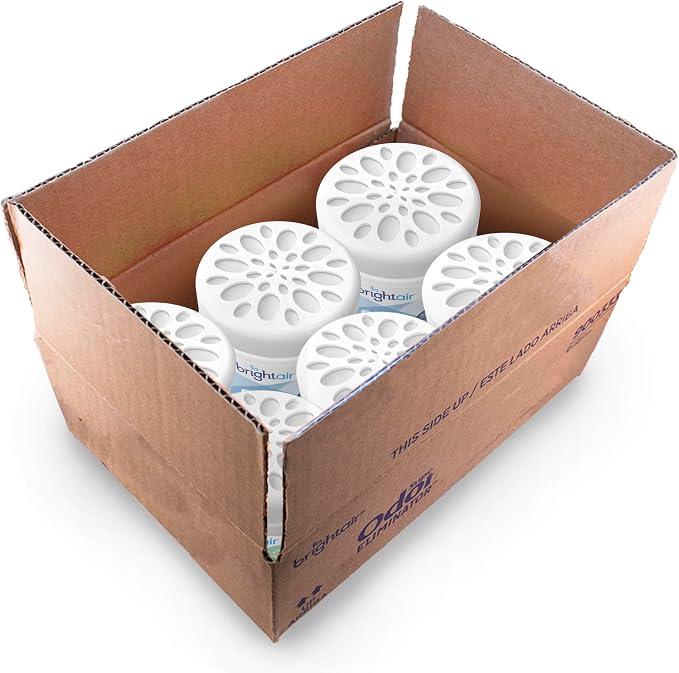 14 oz Odor Eliminator Gel, Light & Pure Unscented, Case of 6, Lasts up to 90 Days 14 oz White, alternate product view 7