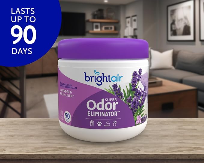 14 oz. Super Odor Eliminator, For Medium-Size Spaces, Lavender & Fresh Linen Scent, Case of 6, alternate product view 5