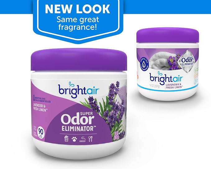 14 oz. Super Odor Eliminator, For Medium-Size Spaces, Lavender & Fresh Linen Scent, Case of 6, alternate product view 9