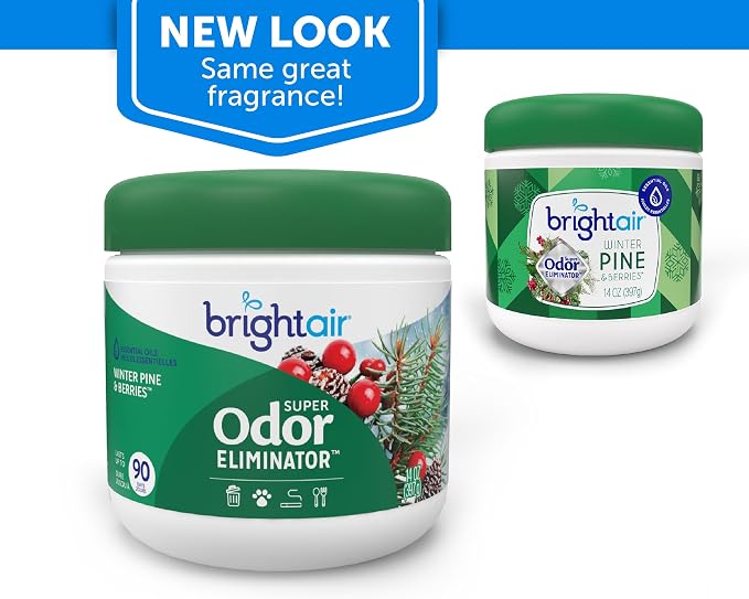 14 oz. Super Odor Eliminator, For Medium-Size Spaces, Winter Pine & Berries Scent, Case of 6, alternate product view 2