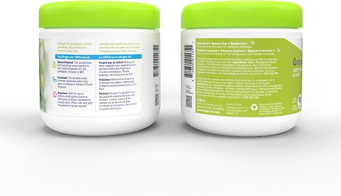 14 oz. Super Odor Eliminator, For Medium-Size Spaces, Zesty Lemon & Lime Scent, Case of 6, Air Freshener, alternate product