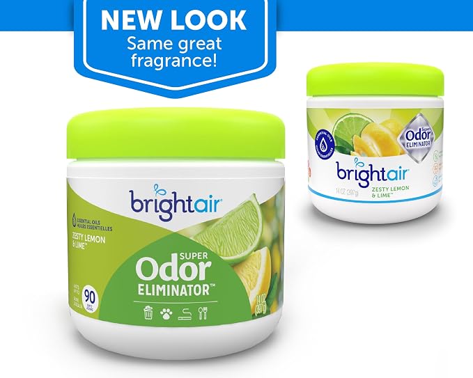 14 oz. Super Odor Eliminator, For Medium-Size Spaces, Zesty Lemon & Lime Scent, Case of 6, Air Freshener, alternate product