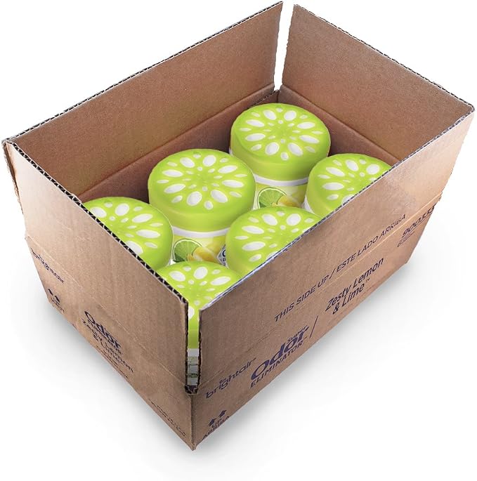 14 oz. Super Odor Eliminator, For Medium-Size Spaces, Zesty Lemon & Lime Scent, Case of 6, Air Freshener, alternate product