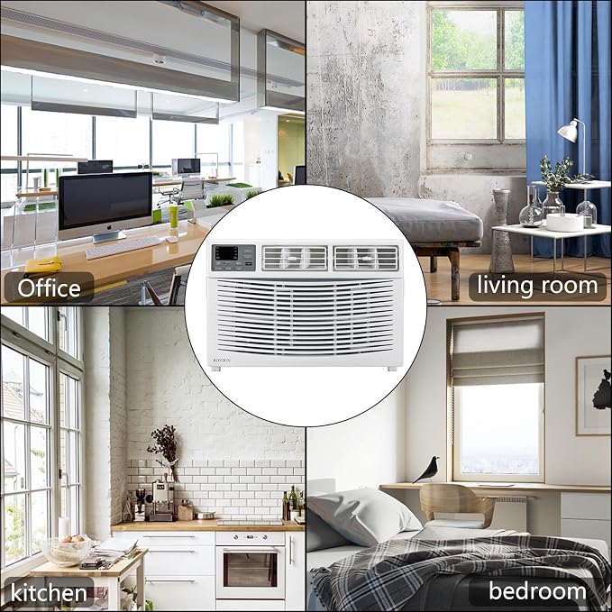 14000 BTU Air Conditioner Window Unit, 3-in-1 Window AC Unit Cooler, Dehumidifier & Fan with Timer, alternate product view 7