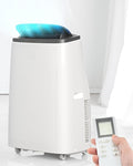 14000 BTU Portable Air Conditioner - 3-in-1 Cooling, Fan & Dehumidifier for Rooms up to 700 Sq.Ft, Remote Control with