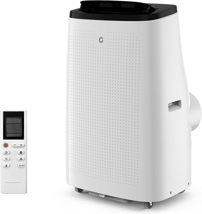 14000 BTU Portable Air Conditioner - 4 in-1 Cooling, Dehumidifier, Fan & Sleep Mode, Quiet AC Unit for Rooms up to 750 Sq.Ft
