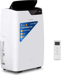 14000 BTU Portable Air Conditioner 4-in-1 with Heating - Compact Standing Air Conditioner for Room Up to 400 Sq. Ft. Floor AC