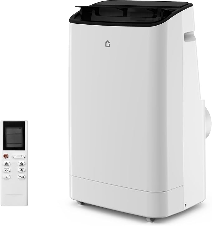 14000 BTU Portable Air Conditioner for Rooms up to 750 Sq. Ft, 3-in-1 AC Unit with Cooling, Dehumidifier & Fan, 3 Fan Speeds