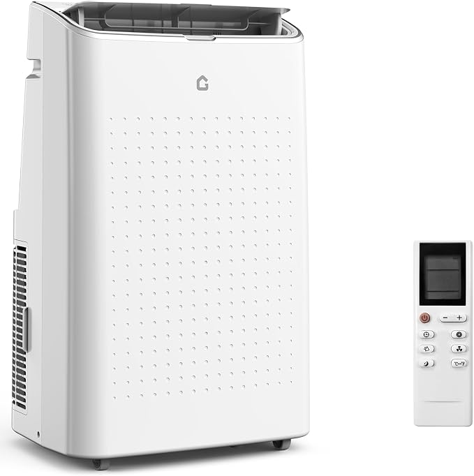 14000 BTU Portable Air Conditioner for Rooms up to 750 Sq. Ft, 3-in-1 AC Unit with Cooling, Dehumidifier & Fan, 3 Fan Speeds