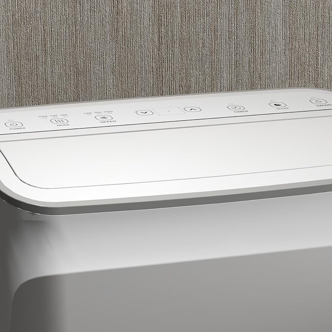 14000 BTU Portable Air Conditioners, 3-in-1 Quiet AC Unit with Cooling Dehumidifier Fan, Easy Mobility Remote Control