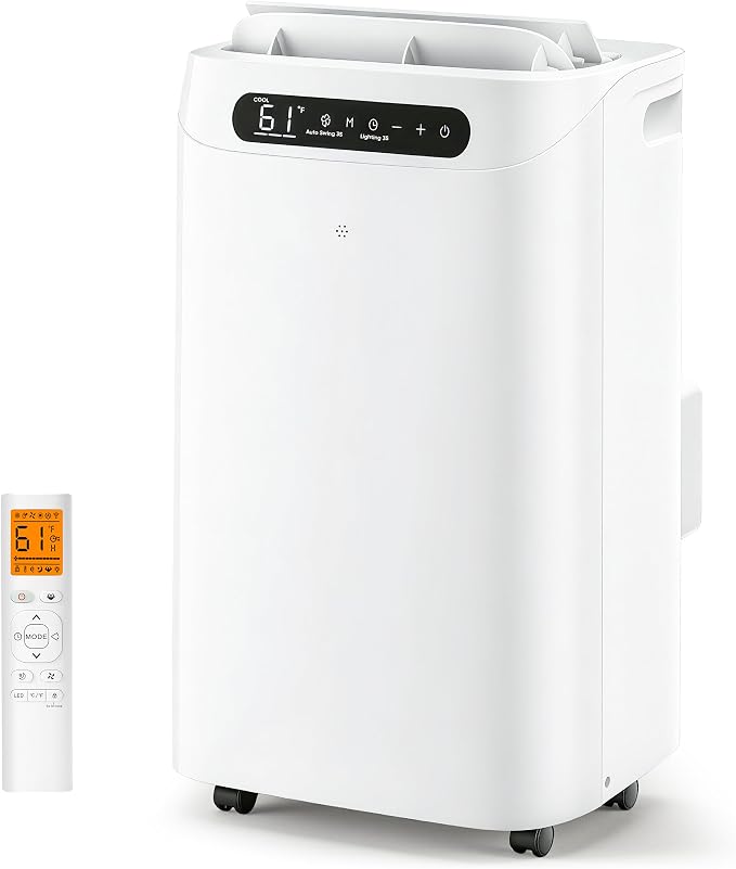 14000 BTU Portable Air Conditioners,Cools Up to 700 Sq.Ft,Portable AC Unit with Remote