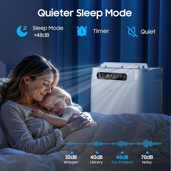 14000 BTU Portable Air Conditioners,Cools Up to 700 Sq.Ft,Portable AC Unit with Remote