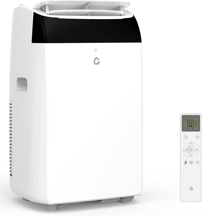 14000 BTU Room Air Conditioners with Remote Control, 3-In-1 Free Portable AC Unit with Fan & Dehumidifier, Cools