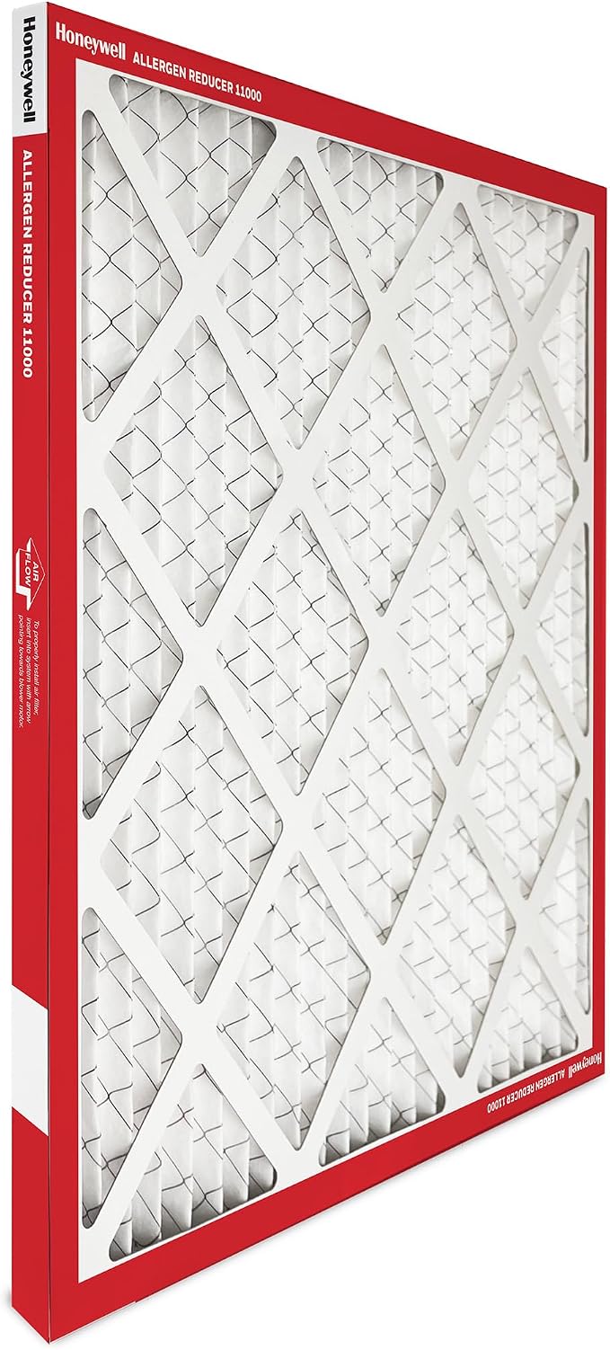 14x14x1 MERV 11 Allergen Reducer 11000 Electrostatic Pleated HVAC AC Furnace Air Filter (4-Pack) | Replacement Filter for