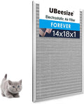 14x18x1 Air Filter HVAC AC Furnace Filter,MERV 8,Reusable Washable, Lasts a Lifetime,Permanent Air Filter,Breathe