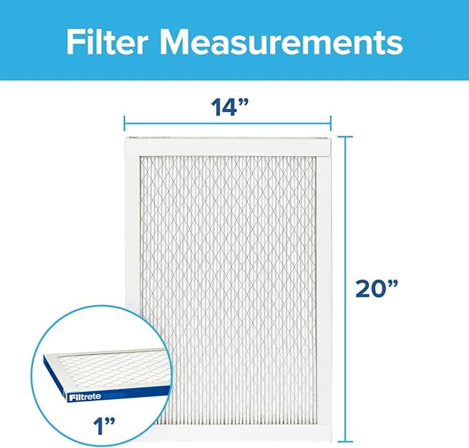 14x20x1 AC Furnace Air Filter, MERV 13, MPR 2200, Elite Allergen, Bacteria & Virus Filter, alternate product view 2
