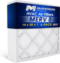 14x20x1 Air Filters, MERV 8 Pleated HVAC AC Furnace Filter Replacement, For Home and Commercial Use, Dust, Pet, & Lint