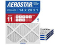 14x20x1 MERV 11 Air Filter, 4 Pack Set of HVAC Furnace Filters, Electrostatic MPR 1000-1200 & FPR 7 (Actual