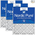 14x24x1 (Actual Size: 13 3/4 x 23 3/4 x 3/4) Pleated MERV 12 Air Filters 3 Pack