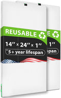 14x24x1 Air filter Pro Kit, Washable and Reusable Air Filter 14x24x1 for AC HVAC Furnace, product image