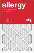 14x24x1 Furnace Filter MERV 11 PREMIUM ALLERGY Pleated Furnace Air Filter - Made in the USA - Box of 6 by WICKED CLEAN AIR.