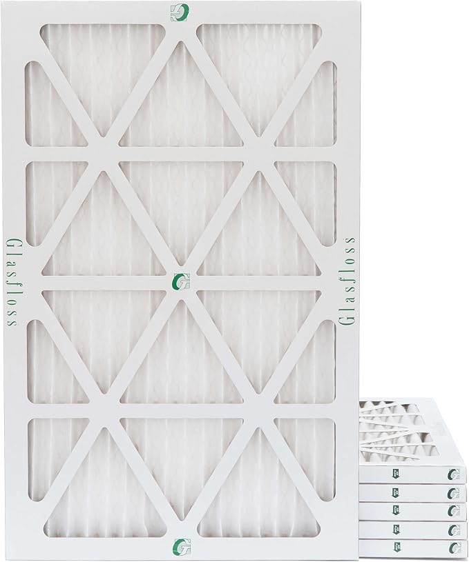 14x24x1 MERV 10 (FPR 5-6) Pleated Air Filters Box of 6. Actual Size: 13-1/2 x 23-1/2 x 7/8, product image
