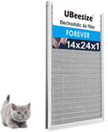 14x24x1 Reusable Electrostatic Air Filter HVAC AC Furnace Filter,MERV 8,Washable, Lasts a Lifetime,Permanent Air
