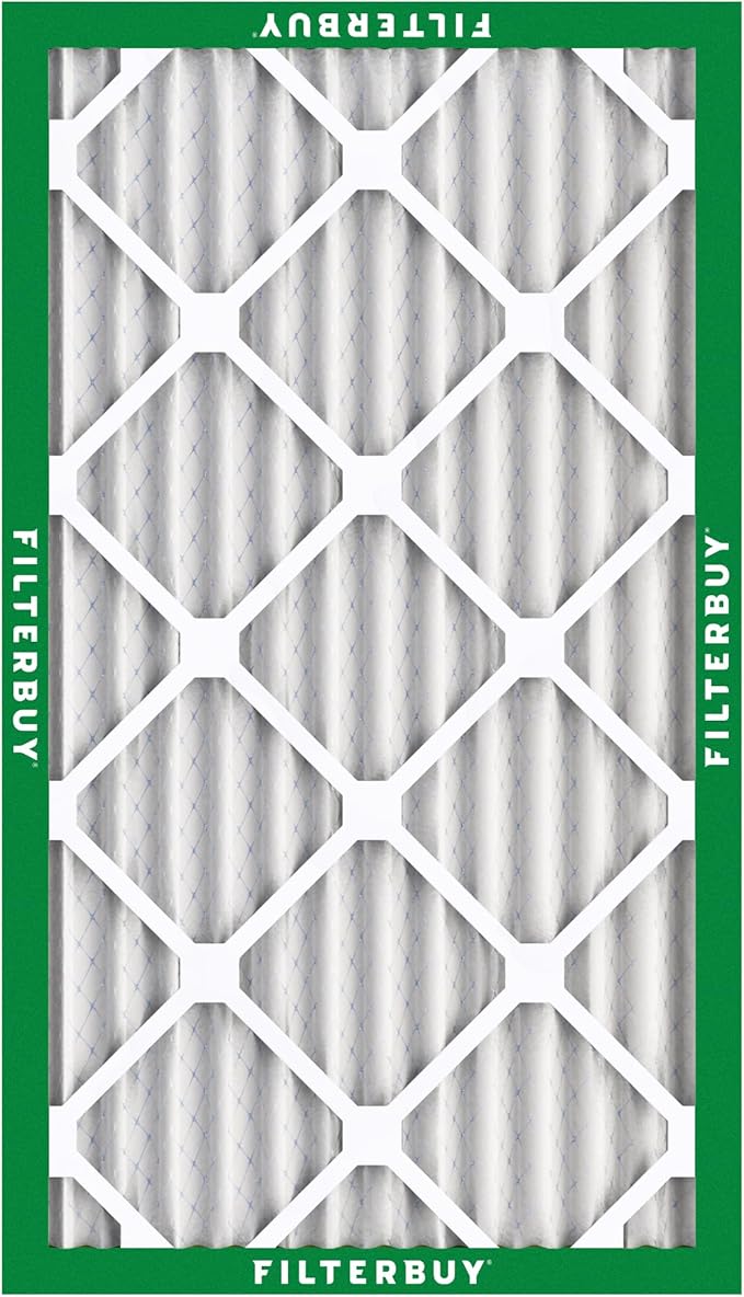 14x24x2 Air Filter MERV 8 Essential Dust & Allergy Defense (3-Pack), Electrostatic Pleated HVAC AC Furnace, alternate view 9