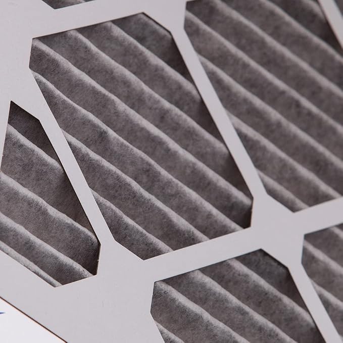 14x25x1 (Actual Size: 13 1/2 x 24 1/2 x 3/4) Furnace Air Filters MERV 12 Pleated Plus Carbon 24 Pack, alternate product view