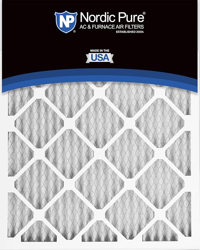 14x25x1 (Actual Size: 13 1/2 x 24 1/2 x 3/4) Pleated MERV 8 Air Filters 2 Pack, alternate product view 5