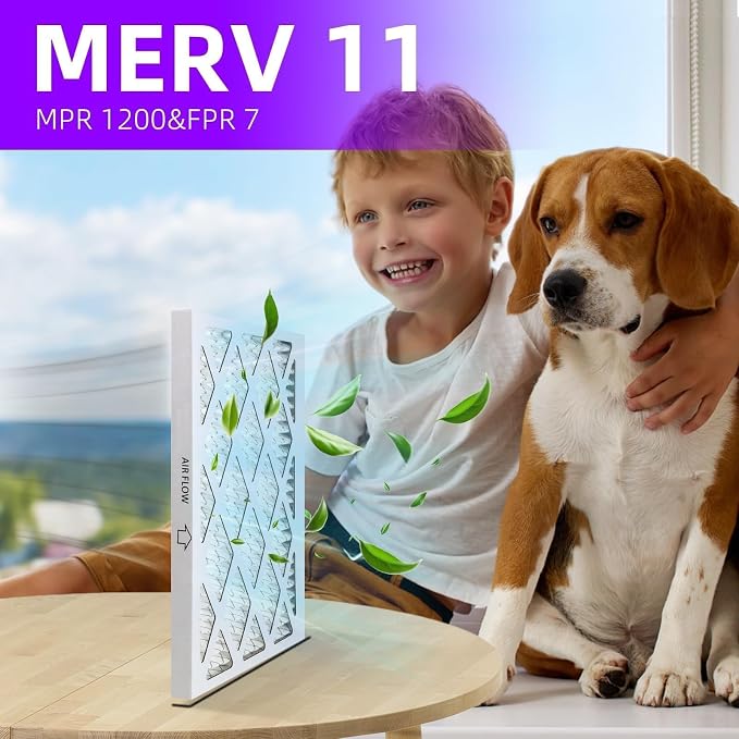 14x30x1 MERV 11 (6-Pack) MERV 11 Pleated Air Filter (Actual Size: 13.75"x29.75"x0.75") MPR 1200 & FPR 7, Furnace, alternate