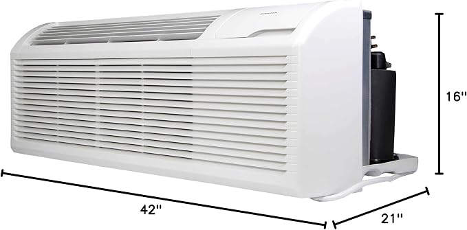 15,000 BTU Distinctions by PTAC R32 Heat Pump Air Conditioner with 3.5kW Electric Heater, 20 A | 208-230V White, alternate