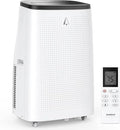 15,000 BTU Portable Air Conditioner for Room Up to 850 Sq Ft - 3 in-1 AC Unit with Cool, Dehumidifier, Fan - Includes Remote