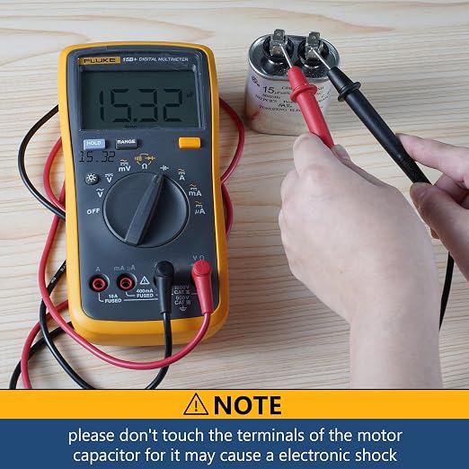 15 MFD uF 370/440 VAC CBB65B Dual Run Round Capacitor, UL Certification Motor Run Capacitor for Condenser Straight Cool or