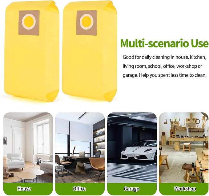 15 Packs AH10243 Disposable Vacuum Bag Replacement for CU2 Vacuum Cleaner CH54013 CH54015 CH54113 CH54115