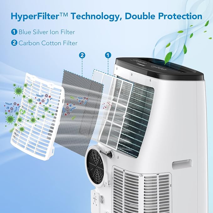 15000 BTU Portable Air Conditioner, 3-in-1 Indoor AC Unit with Cooling, Dehumidifier, Fan, 24-Hour Timer, alternate product