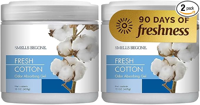 15oz Gel Odor Eliminator - Absorb & Remove Tough Odors in Pet Areas, Bathrooms, Basements, Garage, Cars, RVs & Boats