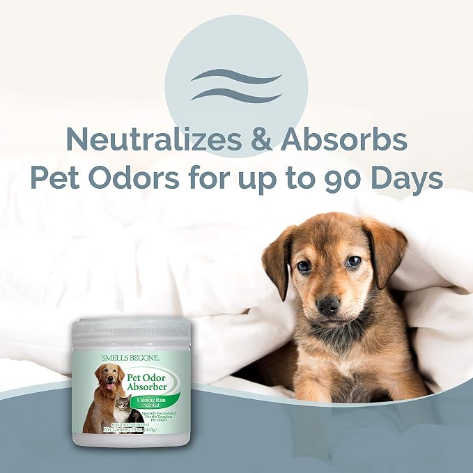 15oz Gel Pet Odor Eliminator - Absorb & Remove Strong Odors from Pets, Cat Litter, Dog Poop, Urine Smells - Eliminate Whole