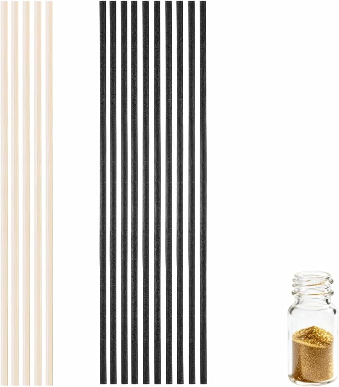 15PCS Natural Reed Diffuser Sticks - Strong Scent for Large Rooms, Bathroom & Bedroom., product image