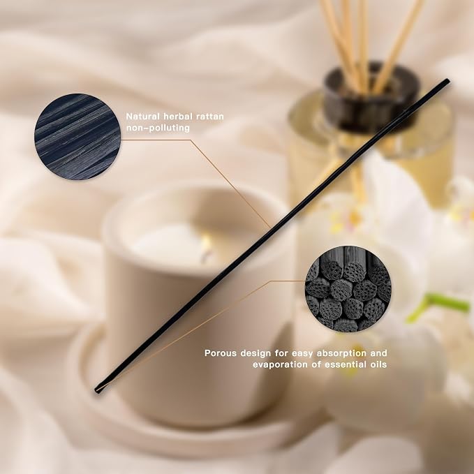 15PCS Natural Reed Diffuser Sticks - Strong Scent for Large Rooms, Bathroom & Bedroom., alternate product view 3